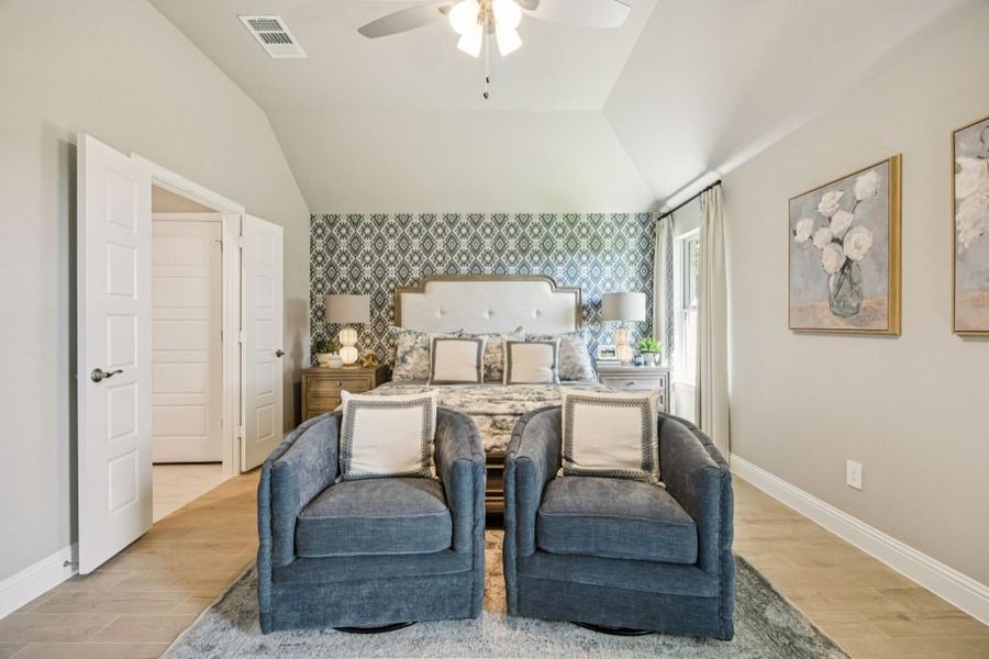 Furnished interior in a model home at Timberbrook in Justin (Image 30).