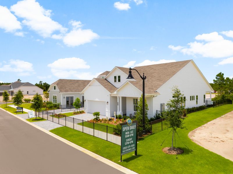 Front exterior of a home in the Salt Grass at Ward Creek community, located in Panama City Beach, FL (Image 37). Front exterior of a home in the Salt Grass at Ward Creek community, located in Panama City Beach, FL (Image 37).