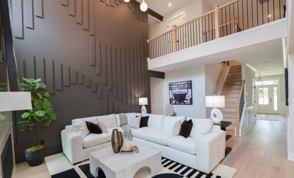 Furnished interior in a model home at Redland in Advance (Image 17).