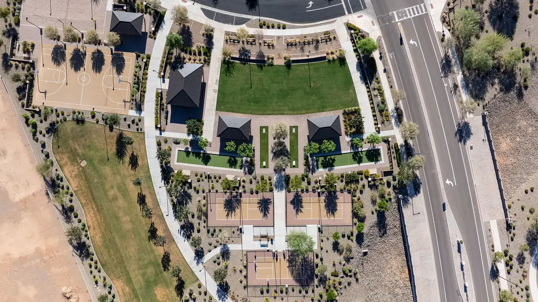 Aerial view of the Escalante community in Surprise, AZ, showing layout and nearby surroundings (Image 7).