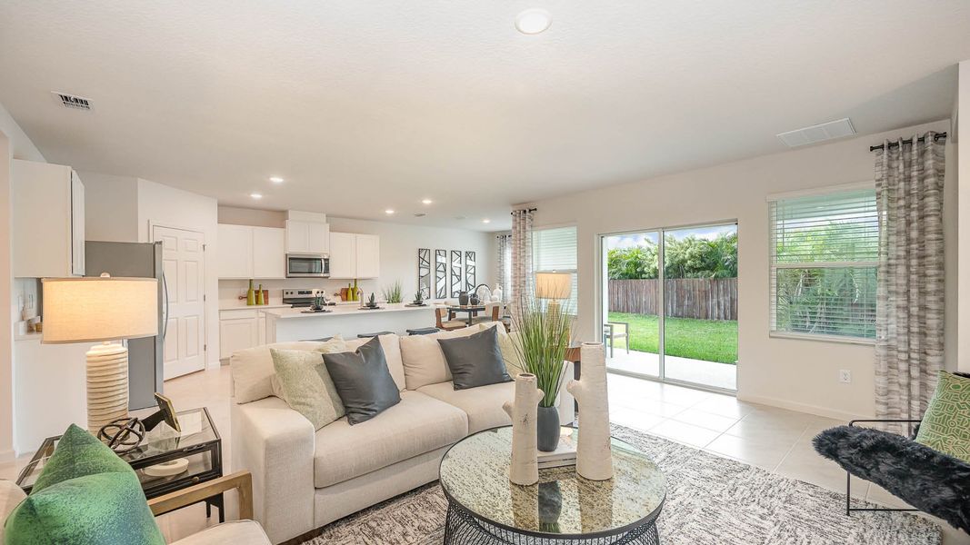 Furnished interior in a model home at Port St. Lucie Spot Lots in Port St. Lucie (Image 15).