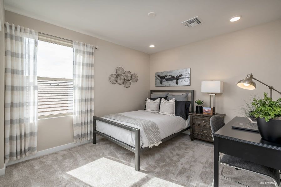 Bedroom 2 Rendering - Antelope at Sunset Farms in Tolleson, Arizona | Landsea Homes