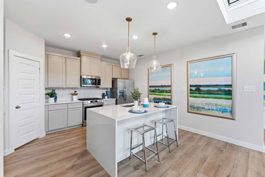 Furnished interior in a model home at Cielo in Cut and Shoot (Image 7).
