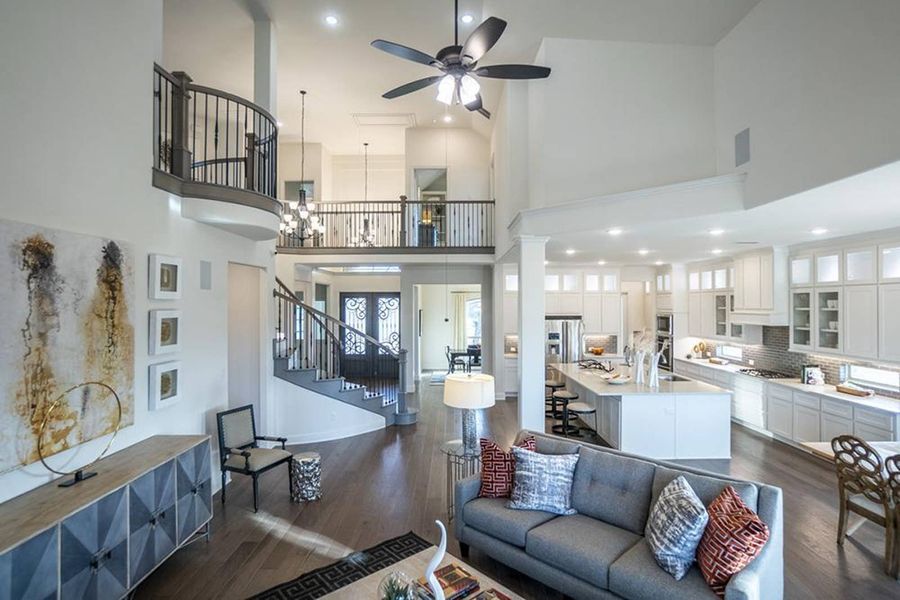 Furnished interior in a model home at Parker Ranch in Parker (Image 6).