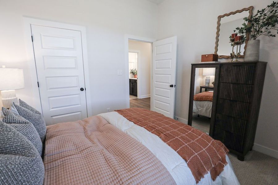 Furnished interior in a model home at Villages of Green Meadows in Munford (Image 28).