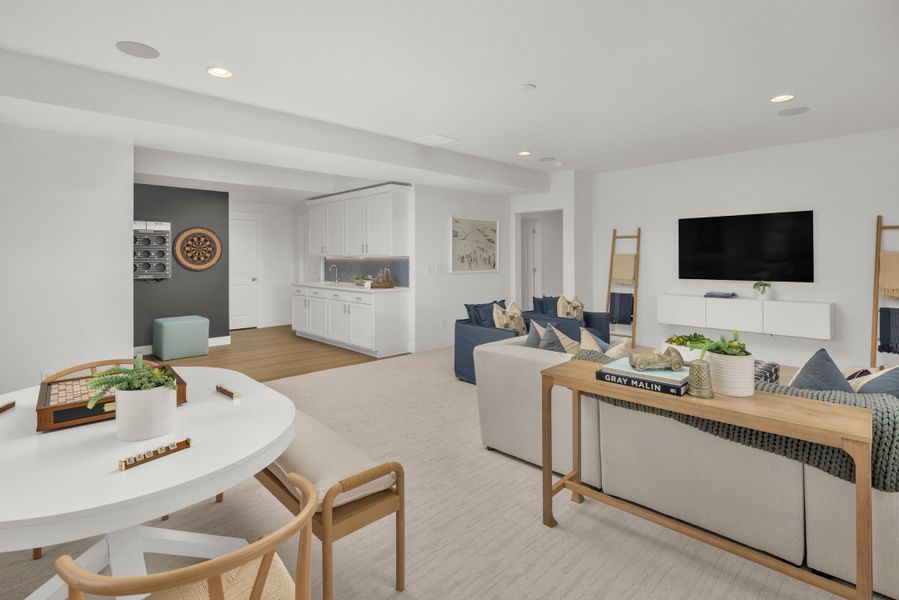 Plan C407 Basement by American Legend Homes Plan C407 Basement by American Legend Homes