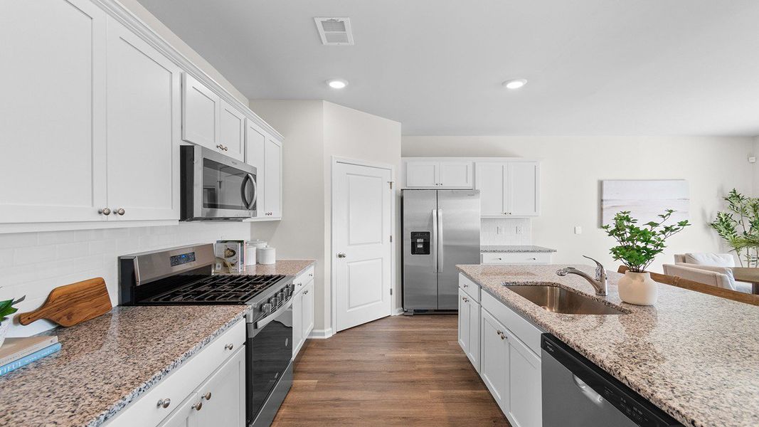 Furnished interior in a model home at The Bluffs at Mill Creek in Florence (Image 4). Furnished interior in a model home at The Bluffs at Mill Creek in Florence (Image 4).