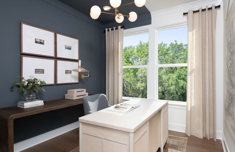 Furnished interior in a model home at Bradshaw Farms Reserve in Mount Juliet (Image 3).
