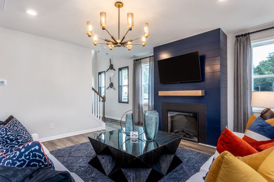 Furnished interior in a model home at Pembroke in Hope Mills (Image 26).