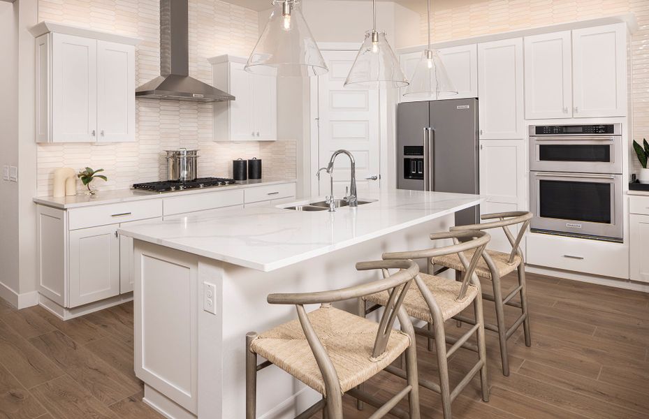 Furnished interior in a model home at Jorde Farms in Queen Creek (Image 11).