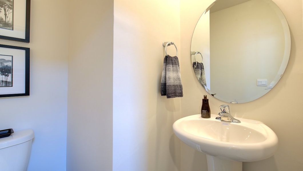 Furnished interior in a model home at Heritage Park in Fletcher (Image 39).