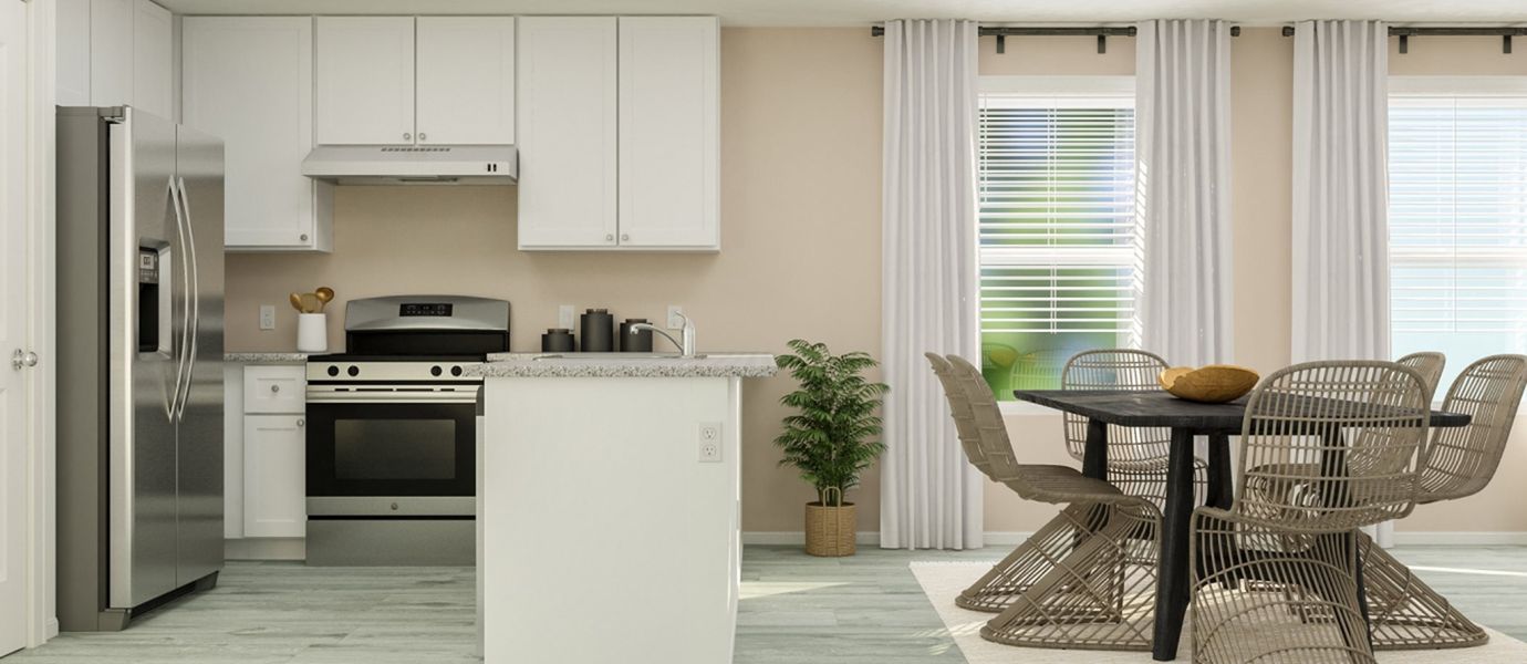 Furnished interior in a model home at Southton Meadows: Stonehill Collection in San Antonio (Image 9). Furnished interior in a model home at Southton Meadows: Stonehill Collection in San Antonio (Image 9).