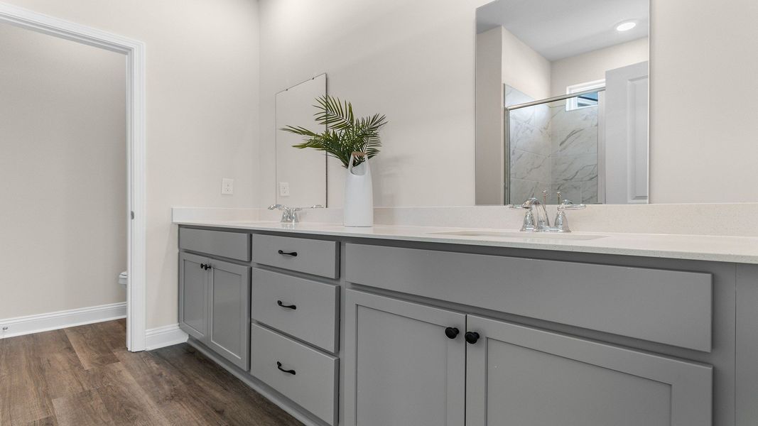 Furnished interior in a model home at Old Chapin Reserve in Lexington (Image 17). Furnished interior in a model home at Old Chapin Reserve in Lexington (Image 17).