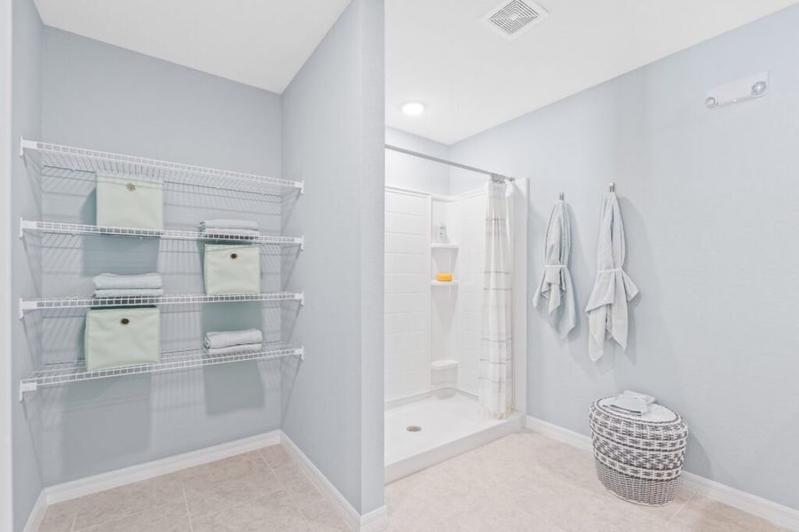Furnished interior in a model home at Port Charlotte in Port Charlotte (Image 22).