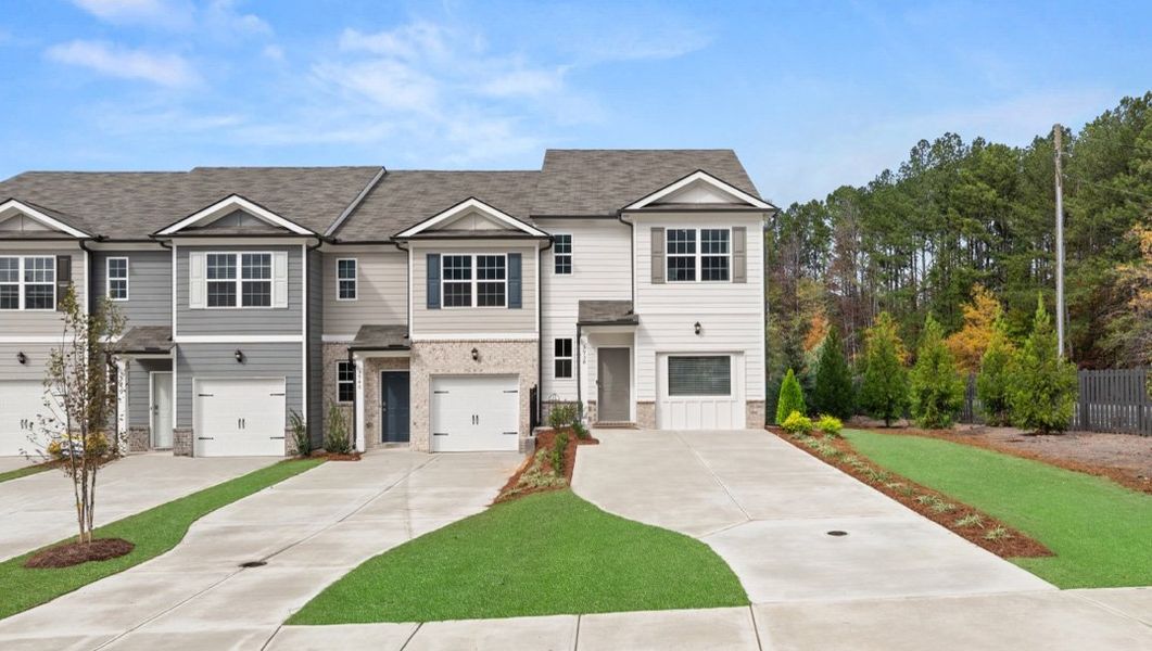 Front exterior of a home in the Woodbury Park community, located in South Fulton, GA (Image 3). Front exterior of a home in the Woodbury Park community, located in South Fulton, GA (Image 3).