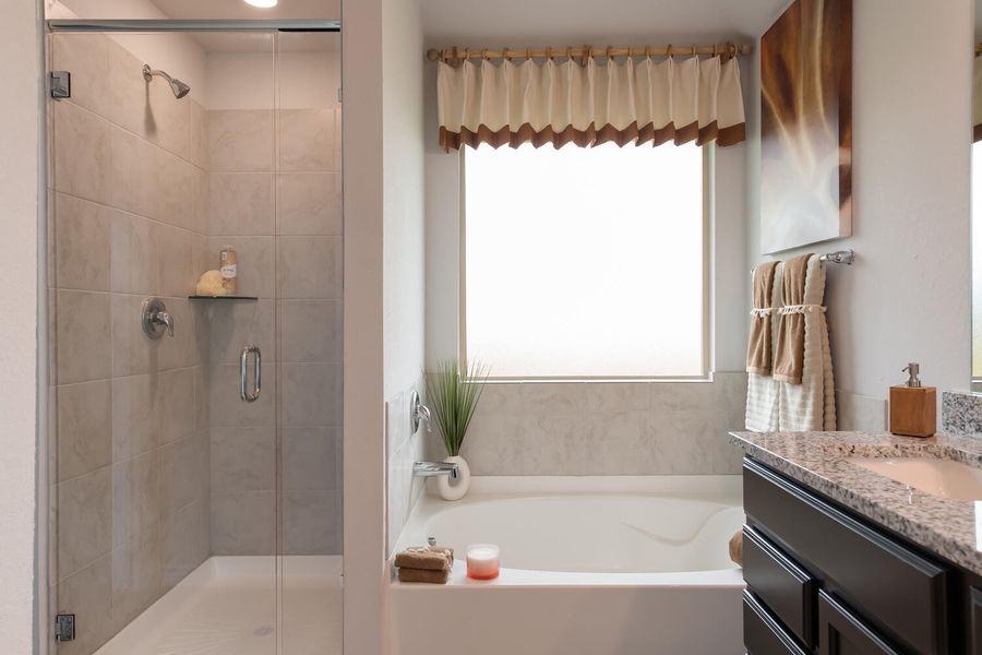 Furnished interior in a model home at Foxborough in Waco (Image 12). Furnished interior in a model home at Foxborough in Waco (Image 12).