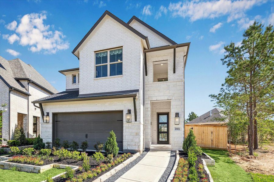 Front exterior of a home in the Kresston - 40' community, located in Montgomery, TX (Image 1). Front exterior of a home in the Kresston - 40' community, located in Montgomery, TX (Image 1).