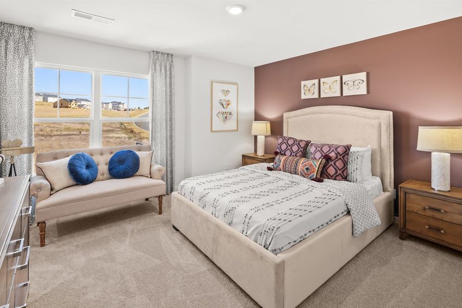 Furnished interior in a model home at The Abbey at Trolley Run Station in Aiken (Image 21).