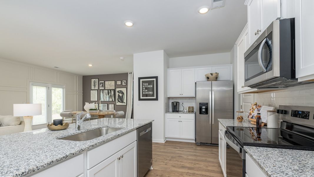 Furnished interior in a model home at Sherwood Manor in College Park (Image 11).