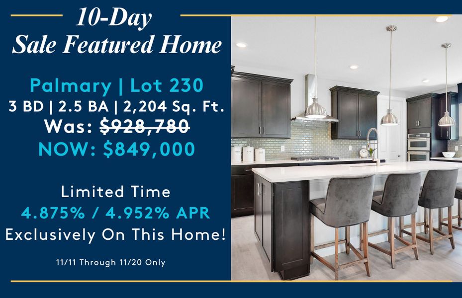 10-Day Sale Featured Home!