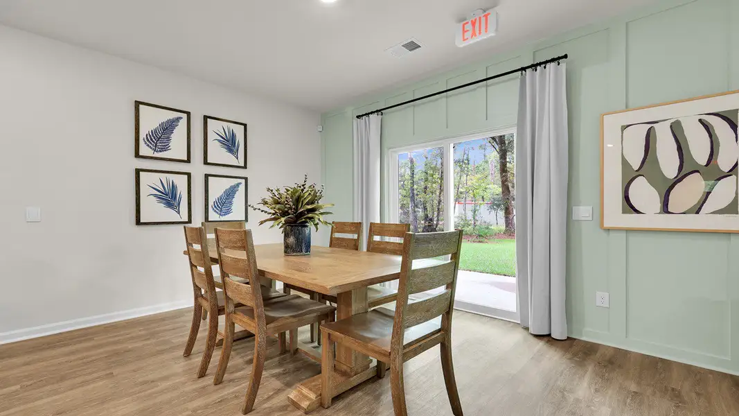 Furnished interior in a model home at Carolina Groves in Moncks Corner (Image 7).