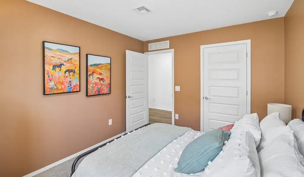 Furnished interior in a model home at Sorrel Ridge Estates in Tucson (Image 24).