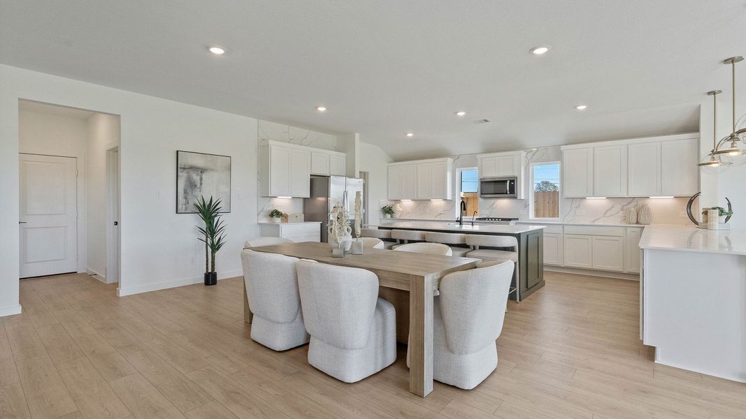 Furnished interior in a model home at Riverside Estates in Baytown (Image 22).