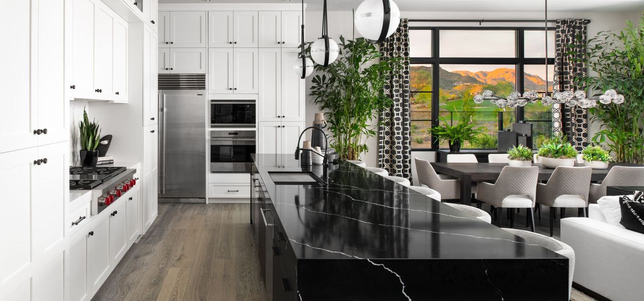 Furnished interior in a model home at The Villas II at Desert Mountain in Scottsdale (Image 5).