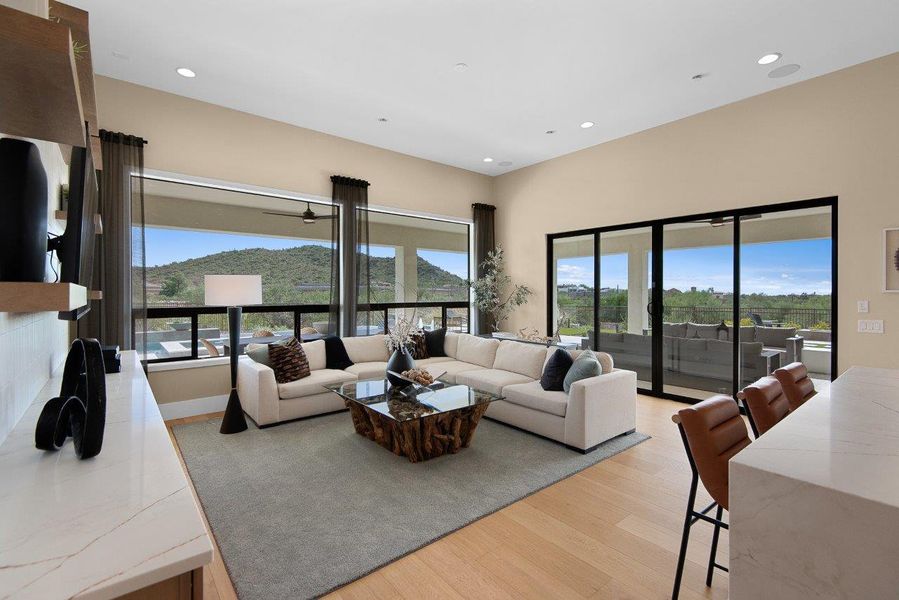 Furnished interior in a model home at Estates at Kings Ranch in Gold Canyon (Image 7).