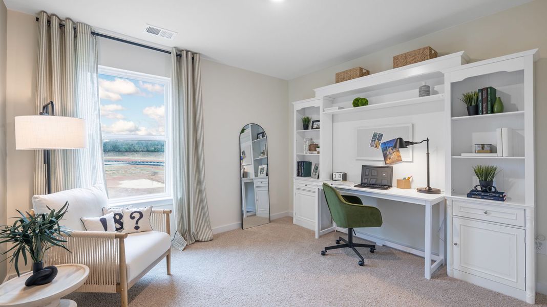 Furnished interior in a model home at Prairie Pass in Apison (Image 19).