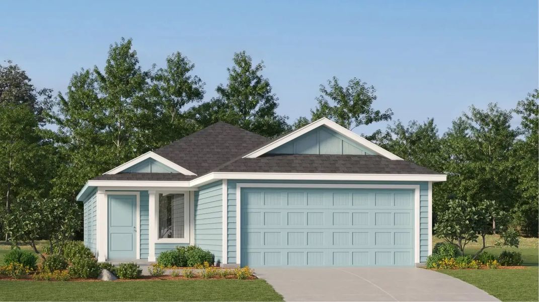 Front exterior of a home in the Avalon Ridge: Cottage community, located in Conroe, TX (Image 11). Front exterior of a home in the Avalon Ridge: Cottage community, located in Conroe, TX (Image 11).