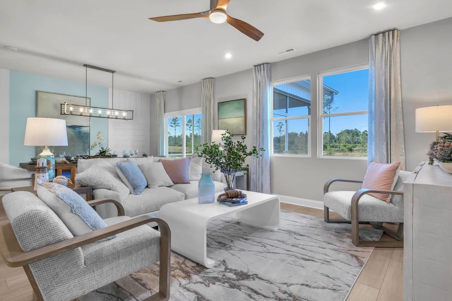 Comfortable family rooms to gather and unwind Comfortable family rooms to gather and unwind