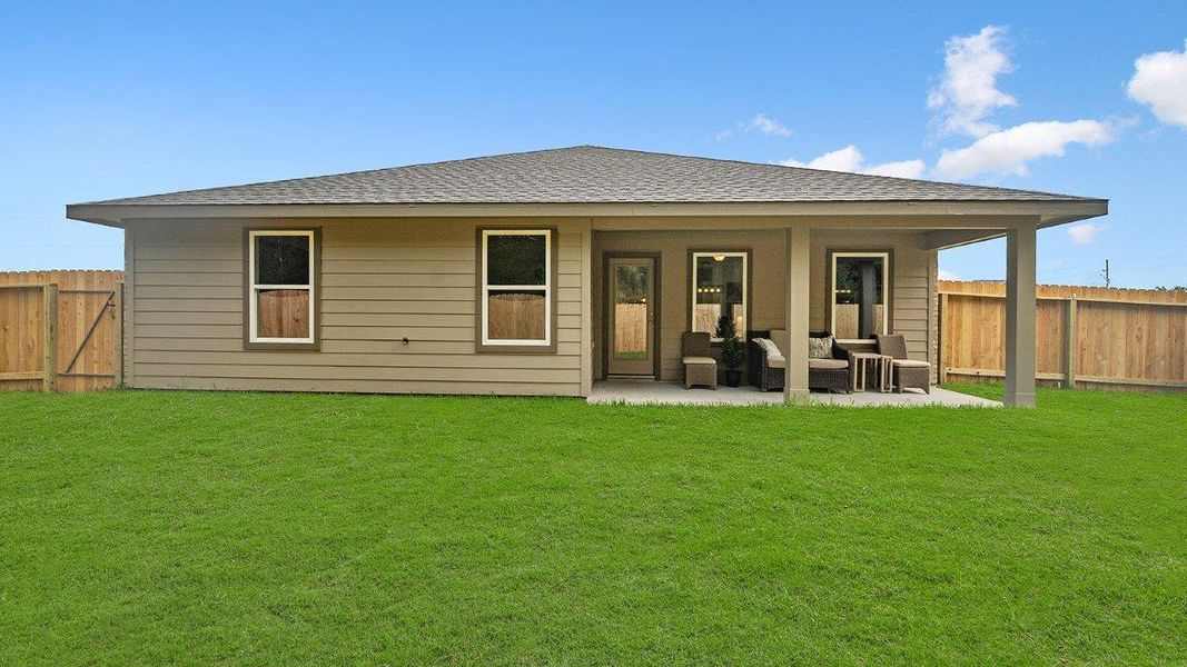 Exterior details of a home in Windemere, Beaumont (Image 3).