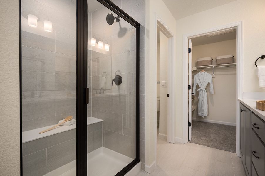 Furnished interior in a model home at The Vistas at West Mesa in Colorado Springs (Image 5).