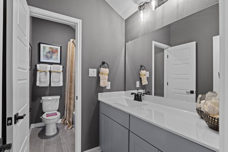 Furnished interior in a model home at Parklands Estates in Schertz (Image 12). Furnished interior in a model home at Parklands Estates in Schertz (Image 12).