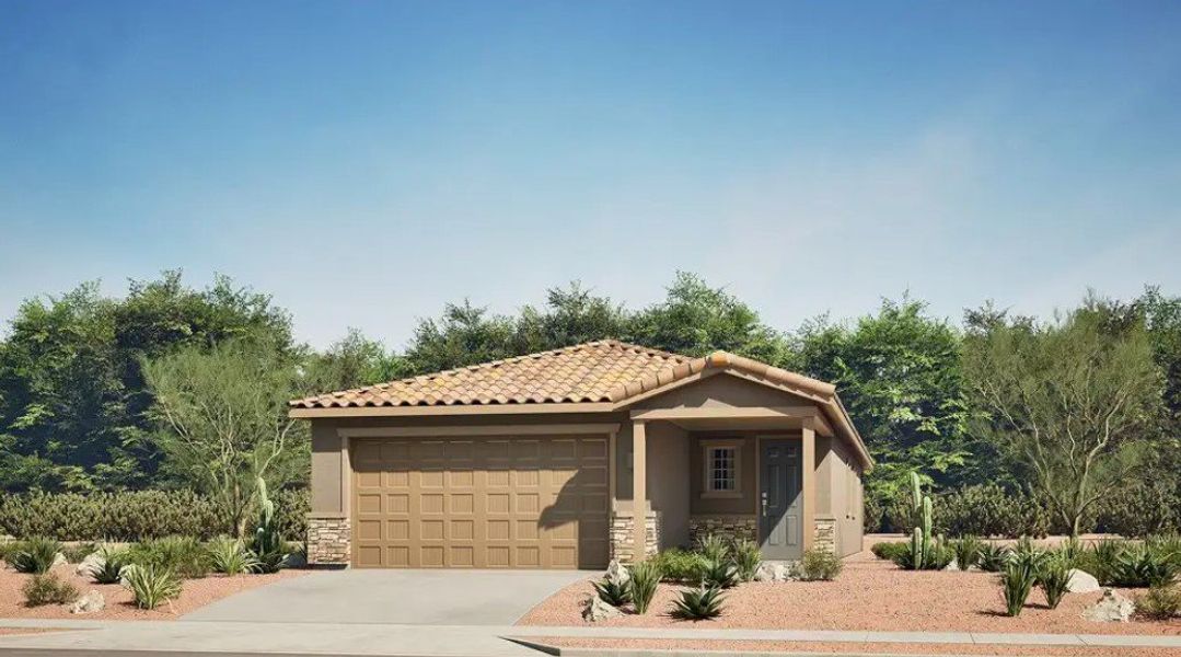 Front exterior of a home in the Rocking K community, located in Tucson, AZ (Image 12). Front exterior of a home in the Rocking K community, located in Tucson, AZ (Image 12).