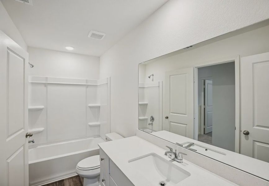 Furnished interior in a model home at Chapel Run in Montgomery (Image 12).