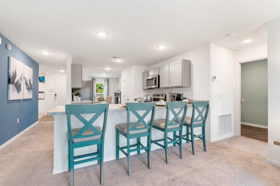 Furnished interior in a model home at Palm Coast in Palm Coast (Image 8).