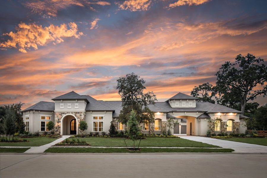 Front exterior of a home in the Fulshear Run community, located in Fulshear, TX (Image 3).