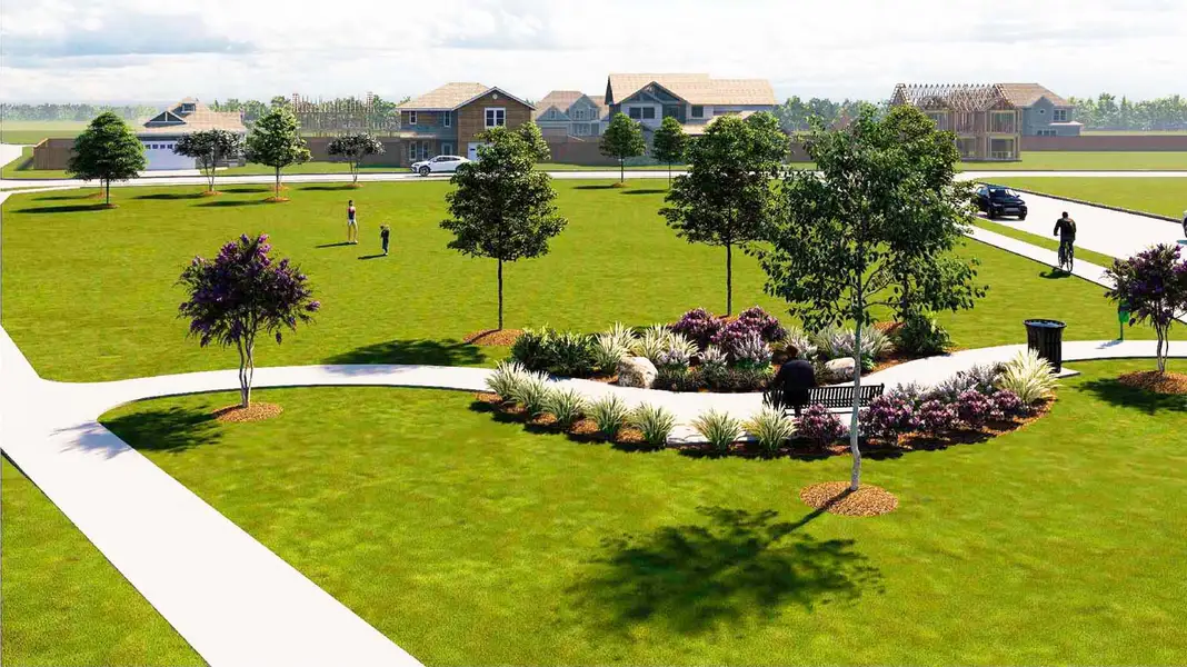 Entrance to the Ridge Crossing community in Waxahachie, TX, featuring signage and landscaping (Image 13).