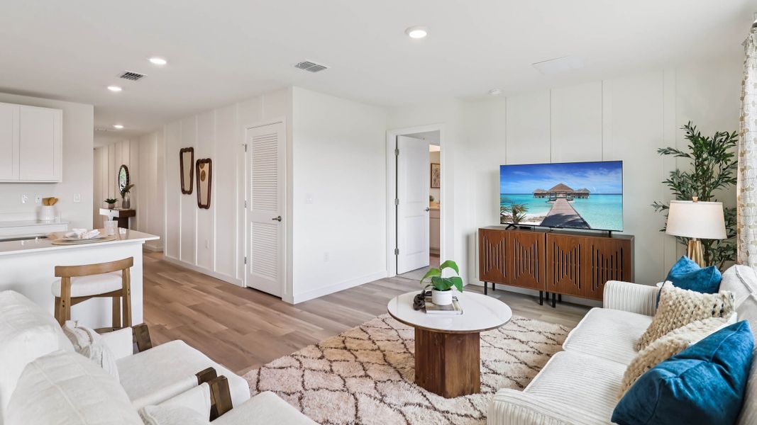 Furnished interior in a model home at Somerset Bay in Spring Hill (Image 16).