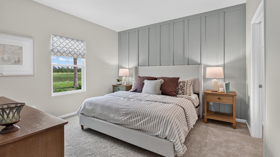 Furnished interior in a model home at Bridle Creek in Jacksonville (Image 36).
