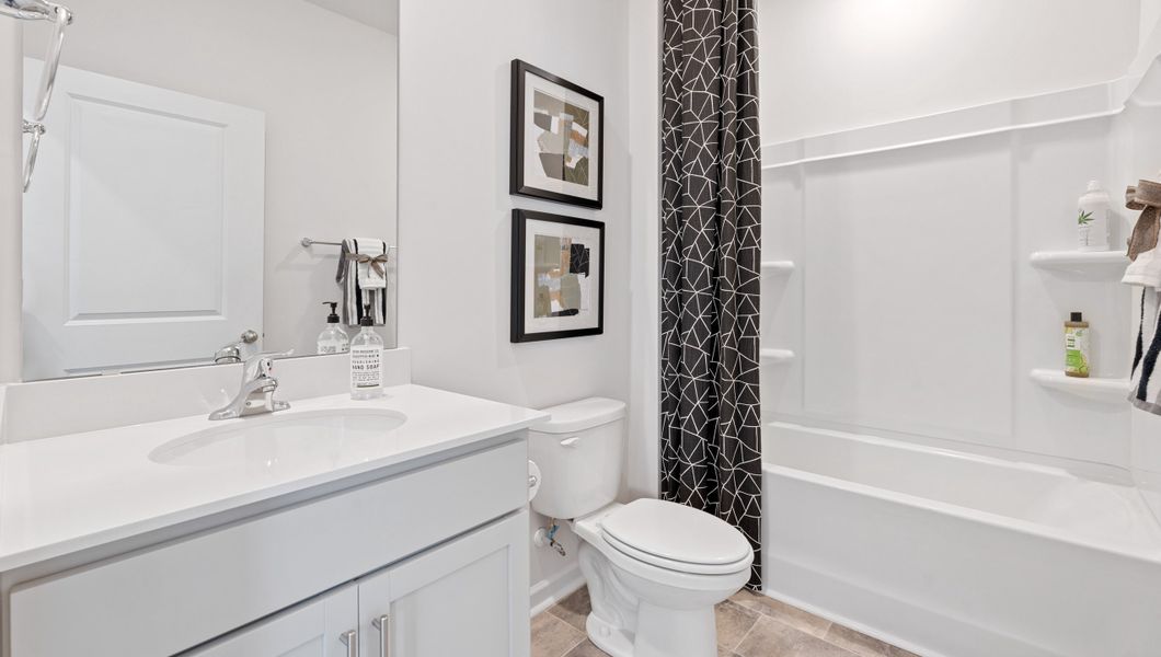 Furnished interior in a model home at Sage Grove in Lyman (Image 5).