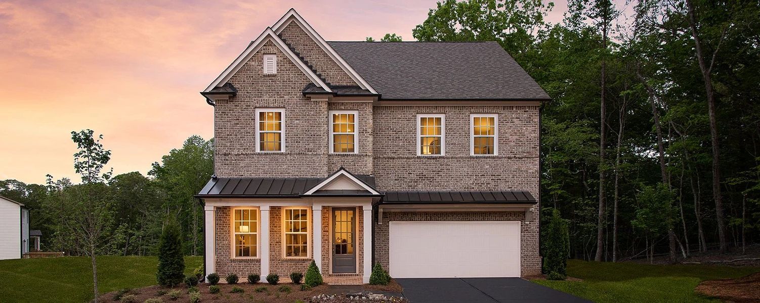 Front exterior of a home in the East Harbor II at Chestatee community, located in Dawsonville, GA (Image 20).