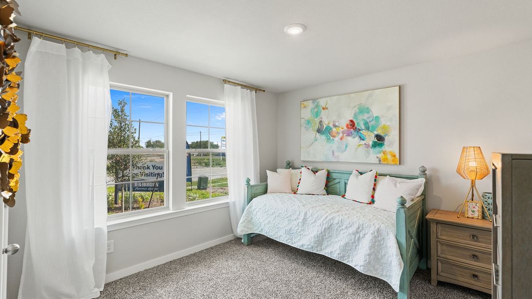 Furnished interior in a model home at Royal Oak South in Corpus Christi (Image 19).