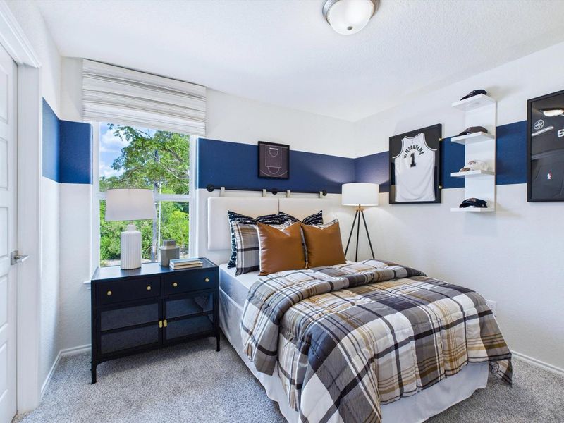 Furnished interior in a model home at Cedar Heights in San Antonio (Image 22).