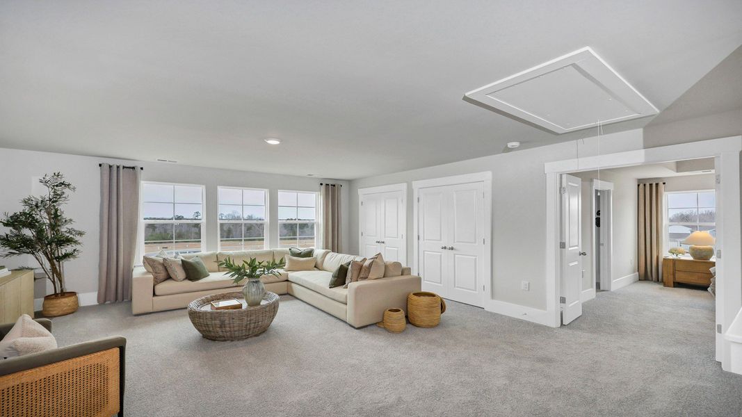 Furnished interior in a model home at Livingston Woods in Irmo (Image 36). Furnished interior in a model home at Livingston Woods in Irmo (Image 36).