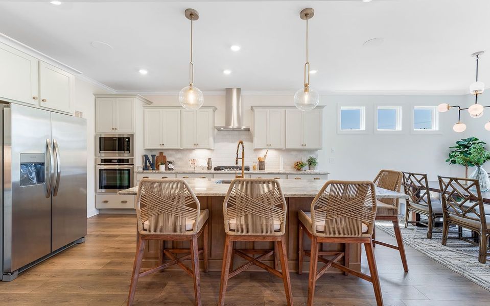 Furnished interior in a model home at The Retreat at Norman Farm in Hendersonville (Image 15).