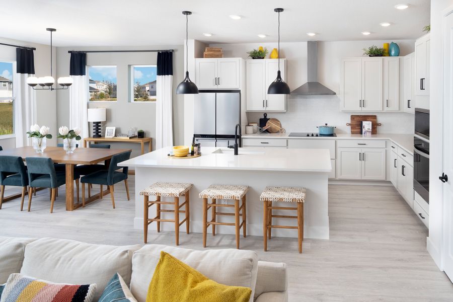 Furnished interior in a model home at Persimmon Place – Garden Series in Wesley Chapel (Image 8).