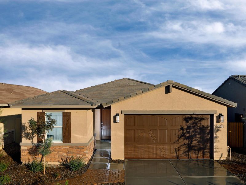 Sierra floorplan image modeled at Paloma Creek in Surprise, AZ.